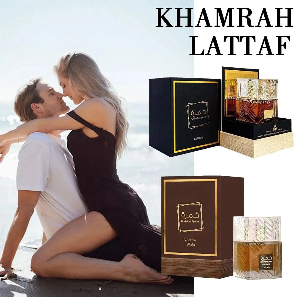 100ml Lattafa Perfumes Khamrah Qahwa Eau de Parfum Spray Original United Arab Emirates Arabian arabic Perfume For Women For Men