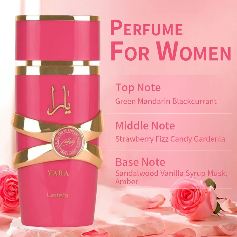 100ML Perfume Has A Long-lasting Fragrance Fresh Light Original Arab PerfumesEncountering romantic fragrance for woman