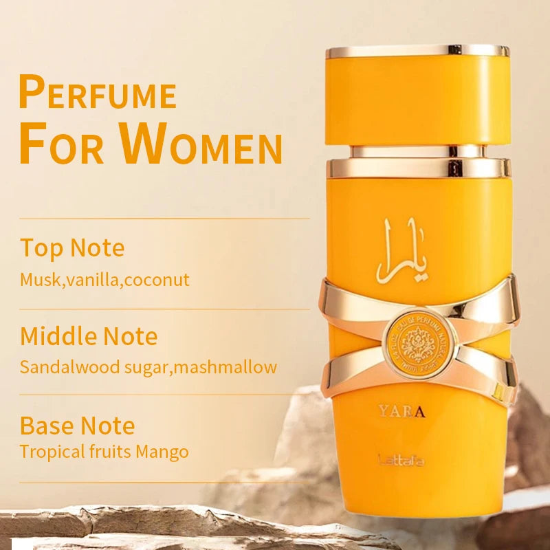 100ML Perfume Has A Long-lasting Fragrance Fresh Light Original Arab PerfumesEncountering romantic fragrance for woman